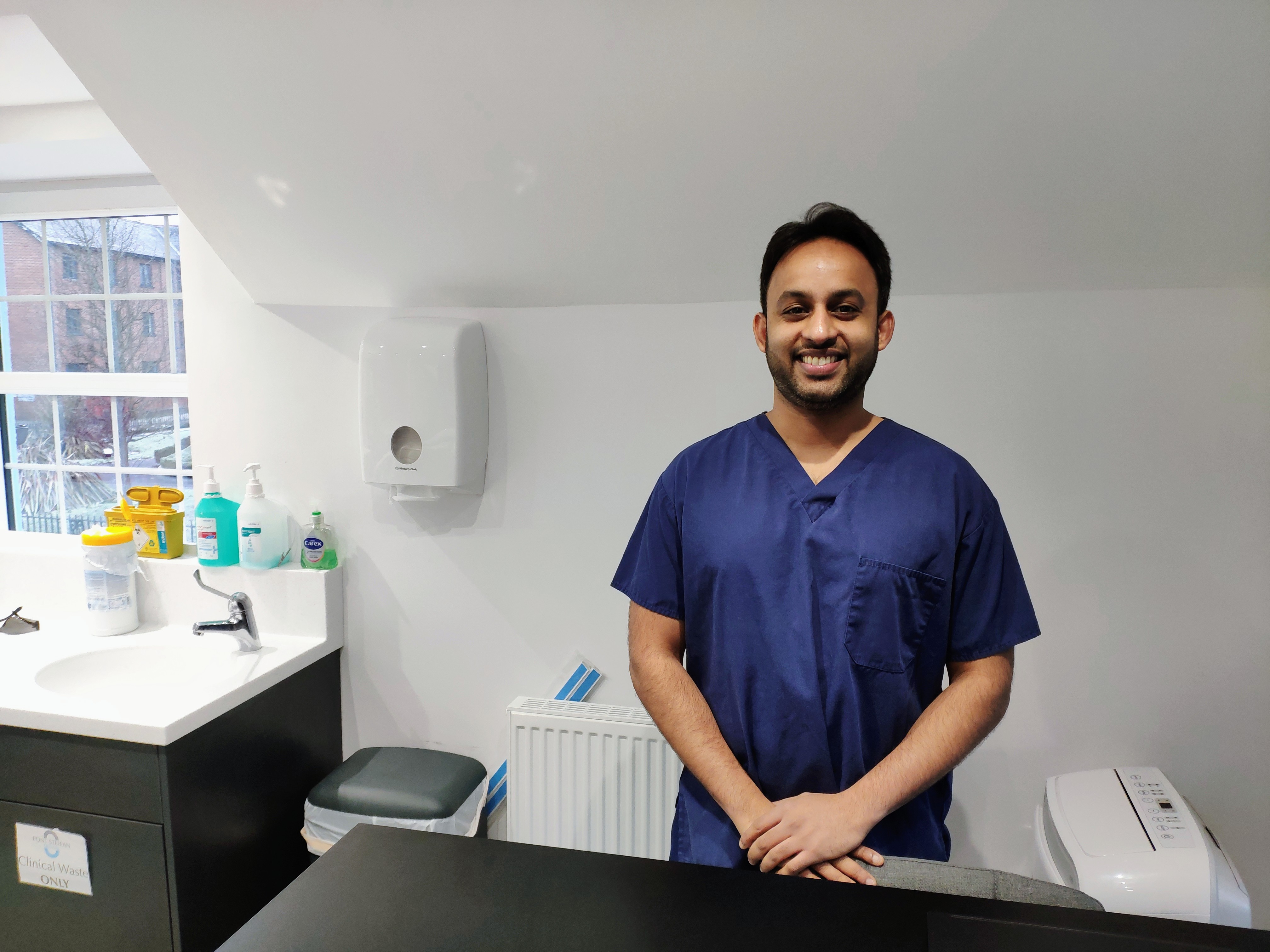 Dr Sagar Shah at Pont Steffan Dental