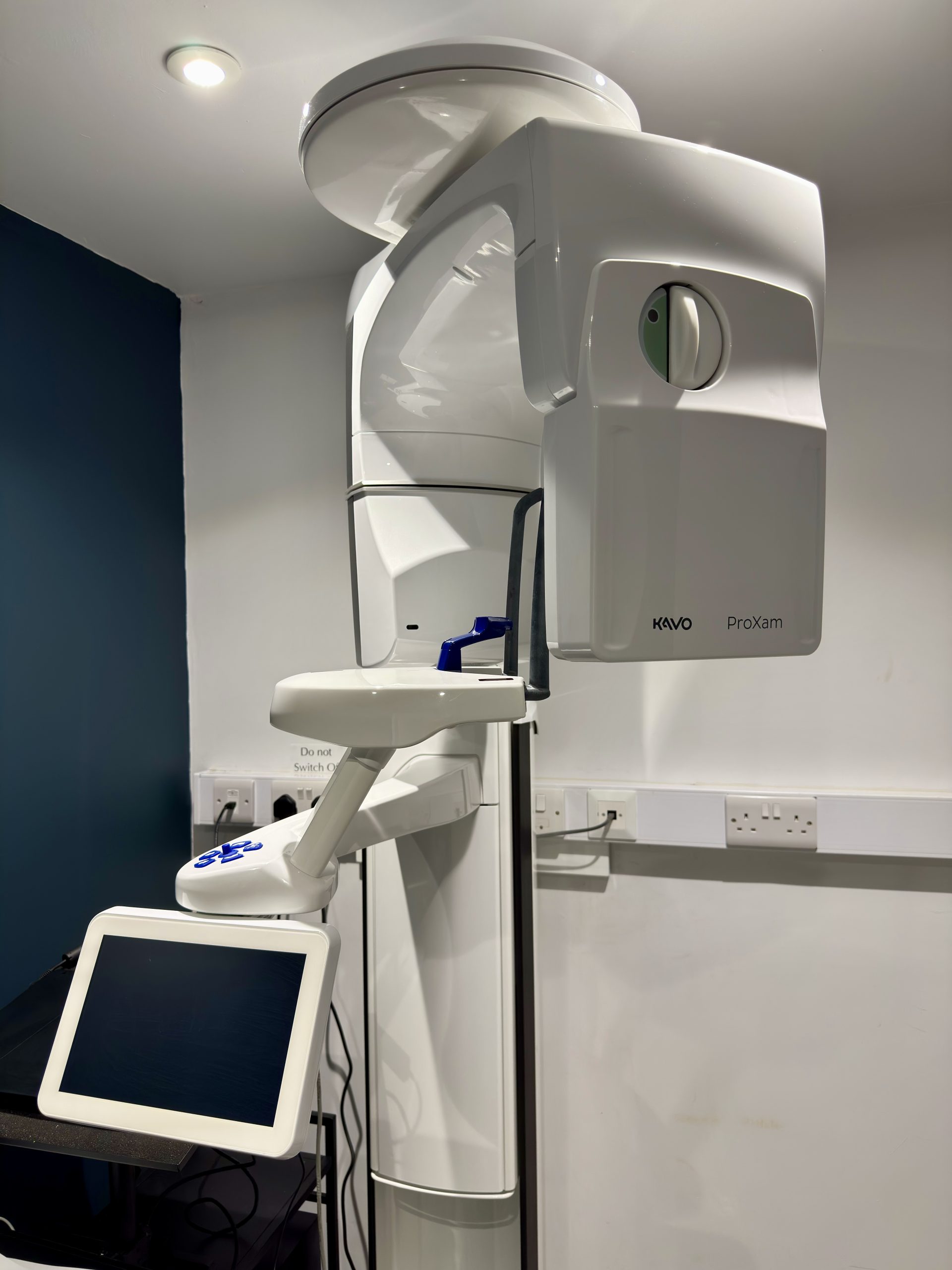 The OPT/CBCT scanner in our imaging room at Pont Steffan Dental